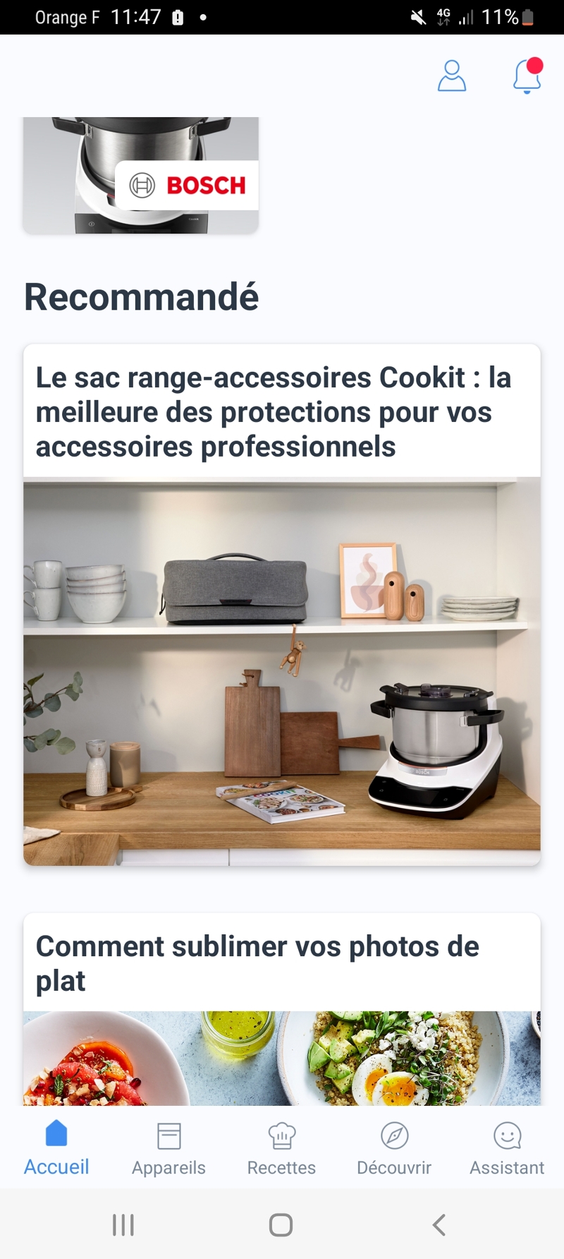 Bosch cookit application